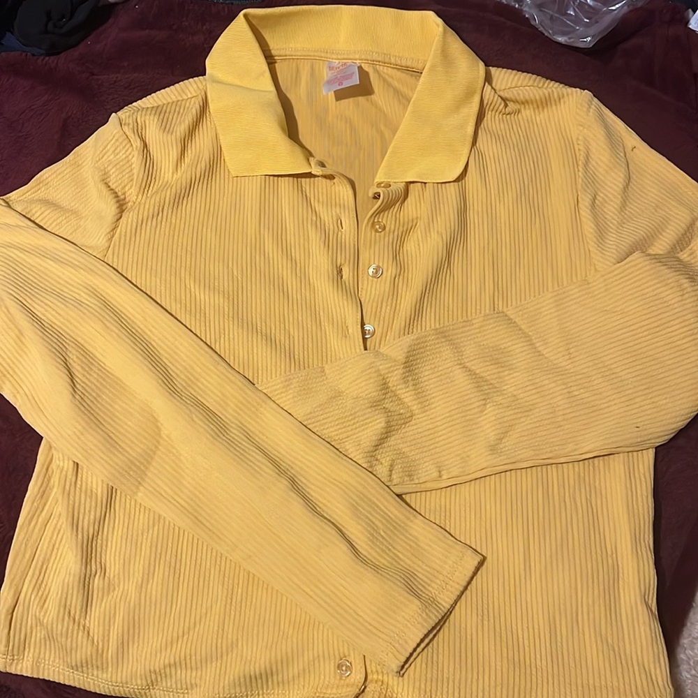 Yellow Polo Blouse